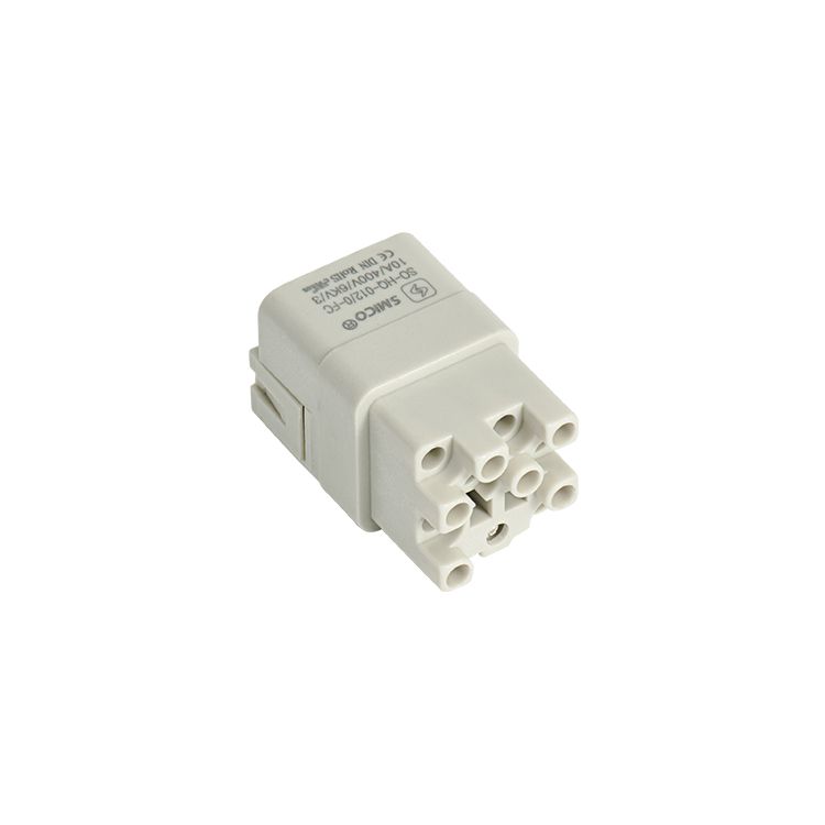 12 Pin Multipole Connectors Waterproof DIN Connector With Copper Alloy Crimp Contacts C