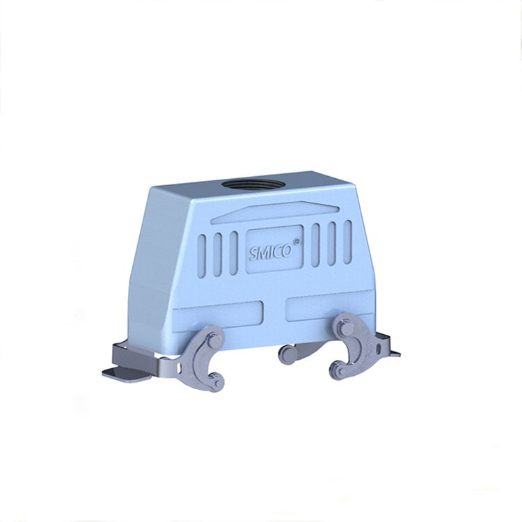 Stainless Steel Levers Electric Connector Hood，500V 10A Rectangular