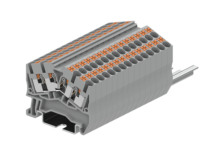 SMICO push in widely terminal quick wire Din Rail