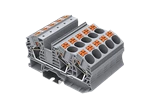 PT16-3-G in line spring guide rail terminal