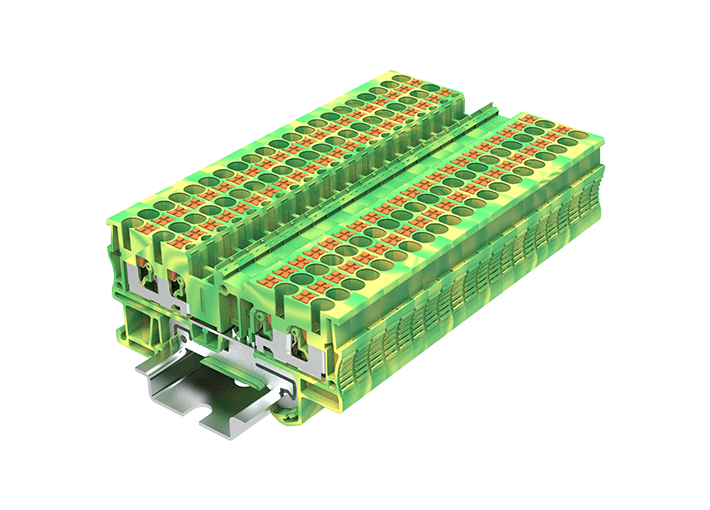 PT2.5-4-PE push in spring guide rail terminal - China Smico Electrical