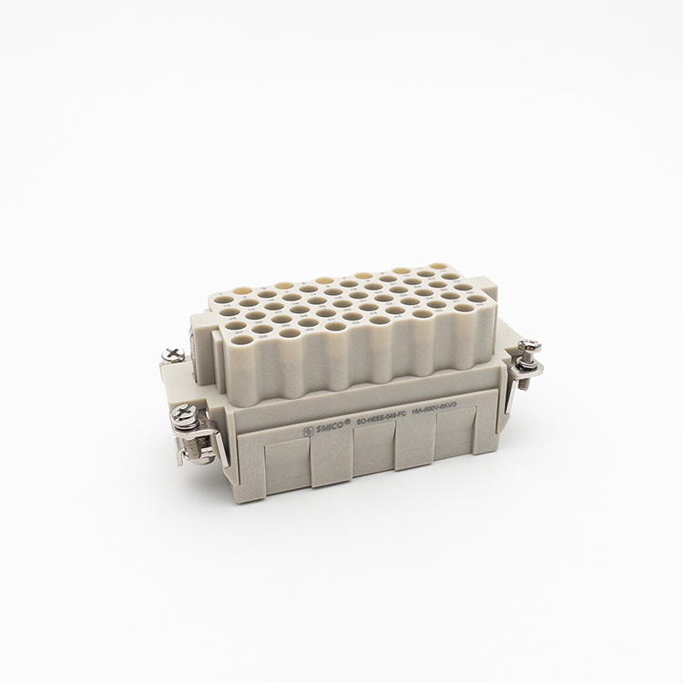 Heavy duty Crimping connectors HEEE-048-FC Pins female inserts connector