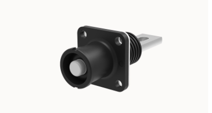 Black Plug High Current Power Busbar Connectors for Battery ESS-200A-50-B/S-BK-18