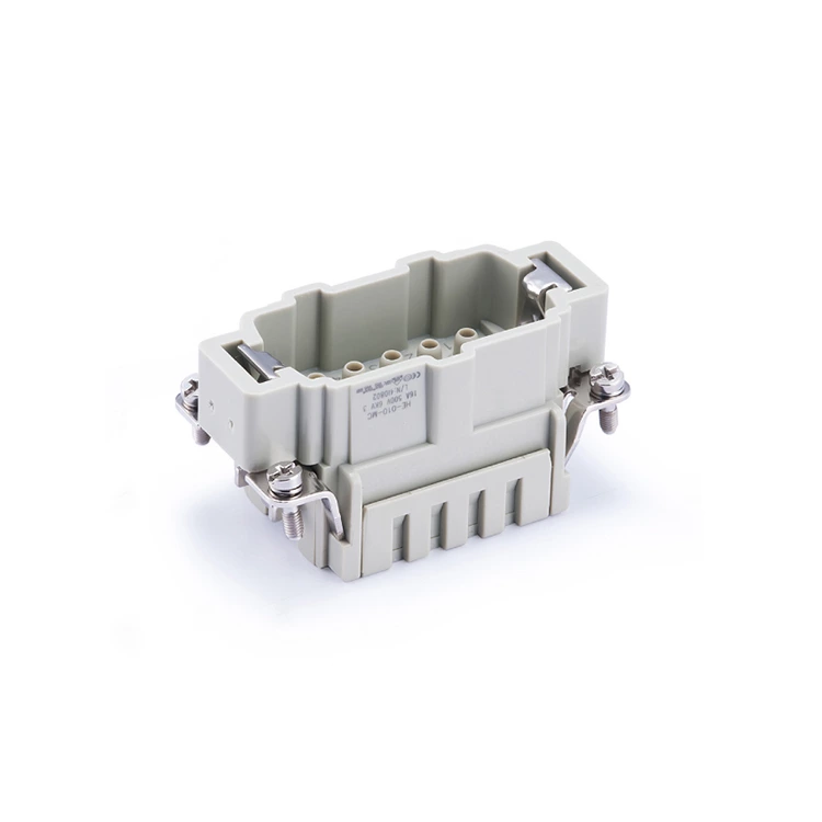 16A 500V Rectangular Connector  09330102602 Crimp terminal 10pin male insert
