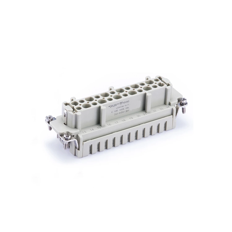 SO-HE-024-FC Heavy Duty Rectangular Connectors 24 pin Female inserts 09330242702