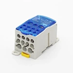 UKK 500A DIN rail brass conductor power distribution box screw Terminal Block