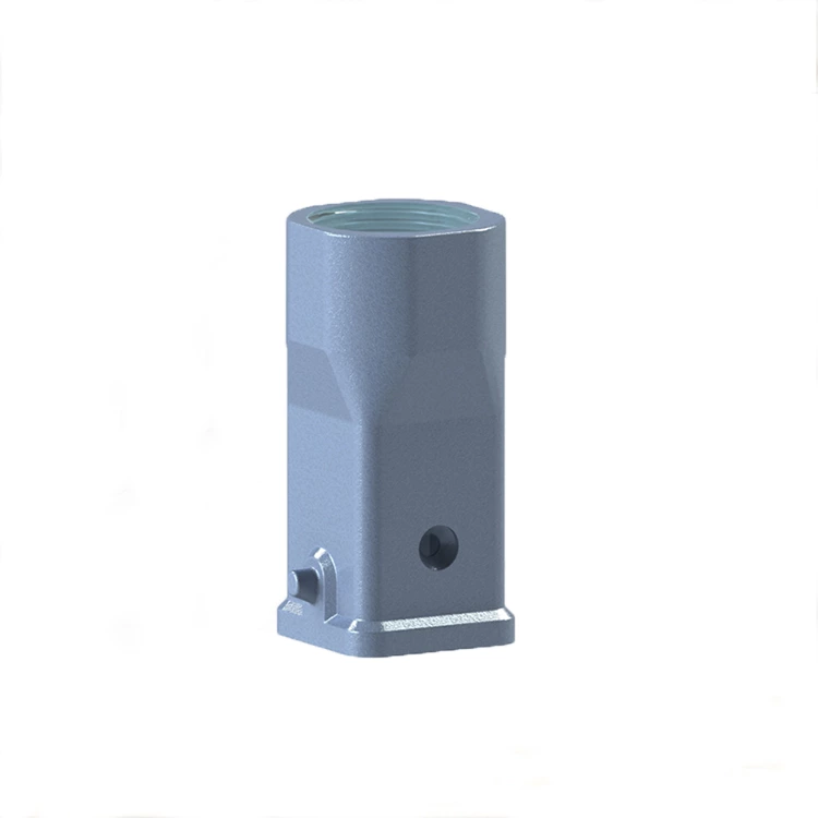 Top Entry Hoods Bulkhead Mounted Single Buckle Housings Heavy Duty Cable Connectors
