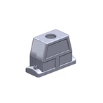 Heavy duty connector IP68/IP69K waterproof Hood Housing SO-HC24B-TKH-2S-M32 Top Entry