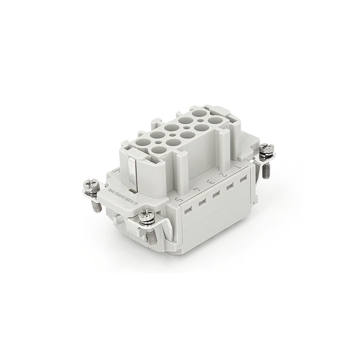 Heavy Duty Connector 16A 10pin female Quick push in HE-010-FS cage-clamp 09330102716
