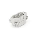 10 Pin Heavy Duty Connector 16A male insert Quick push in HE-010-MS cage-clamp 09330102616