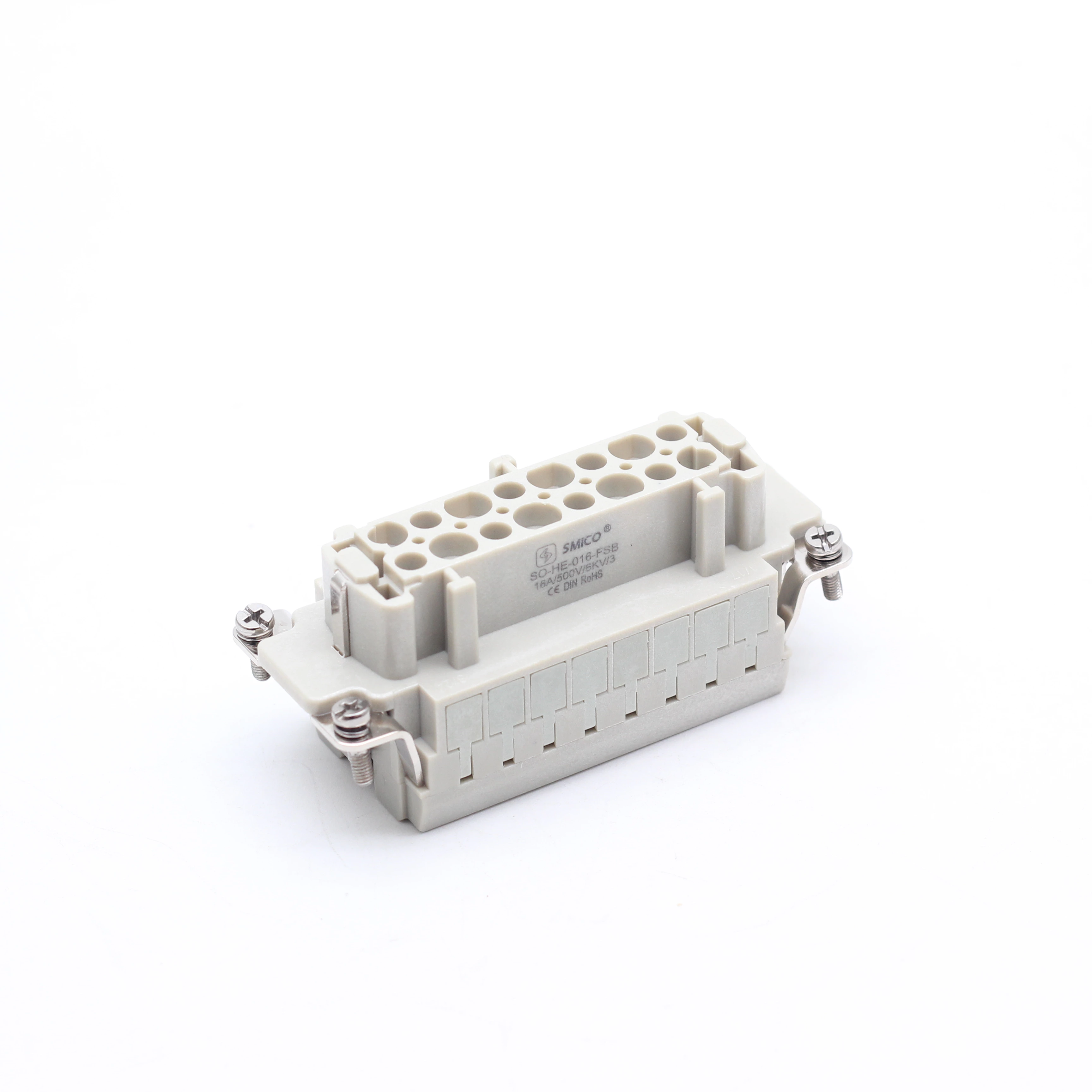 HE-016-FSB Heavy Duty Connectors industrial connector Spring terminal Female 16A 16pins