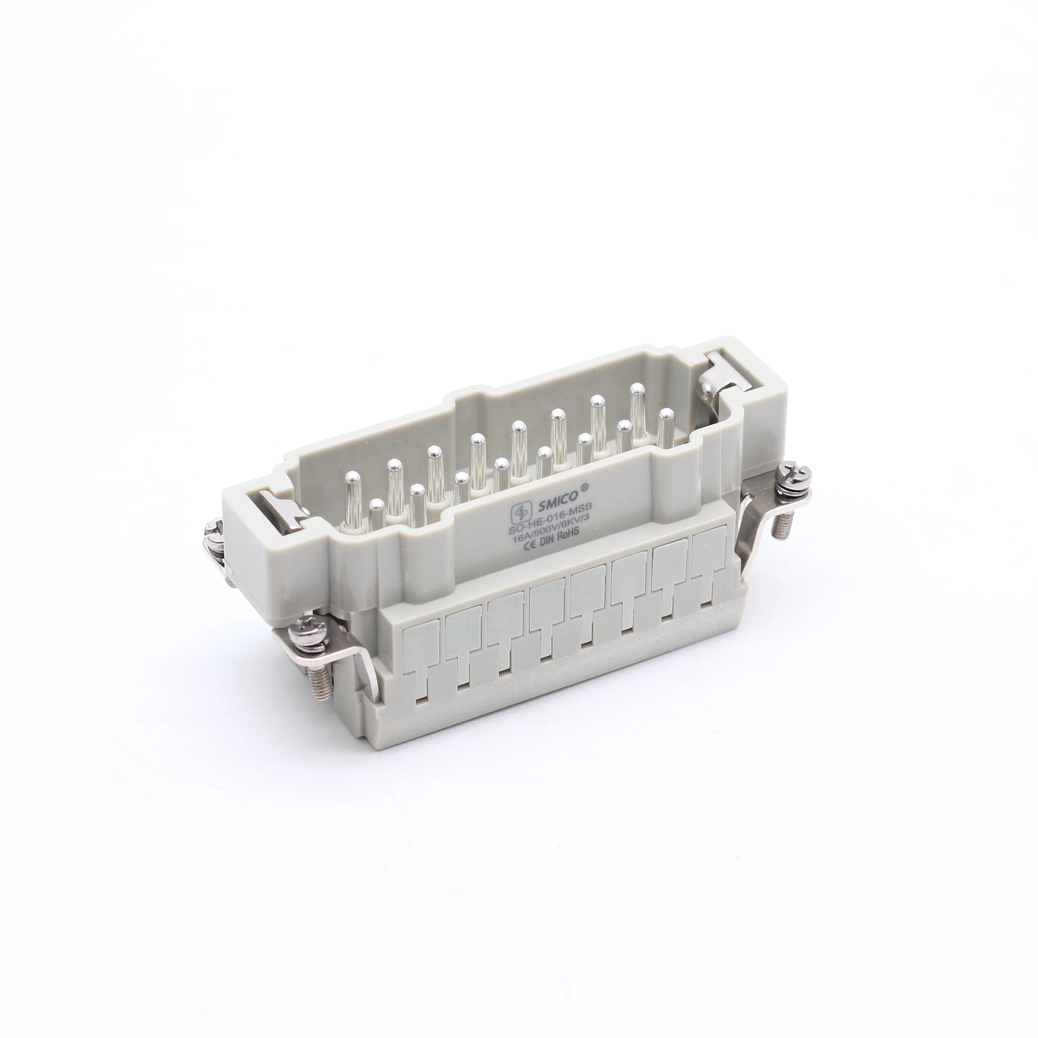 HE-016-MSB Heavy Duty Connectors industrial connector Spring terminal 16A 16pins