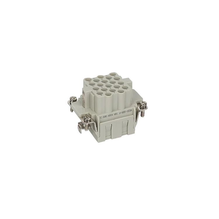 HEEE-020-FC 20pin Heavy Duty Rectangular Connector 16A crimp connector