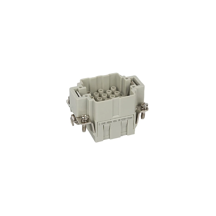 male crimping electrical power connectors 20 pins HEEE-020-MC