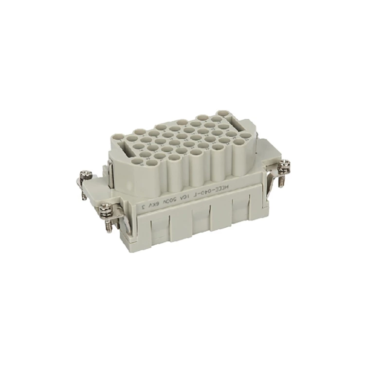 Heavy duty Crimping connectors HEEE-040-FC Pins female inserts connector 09320403101