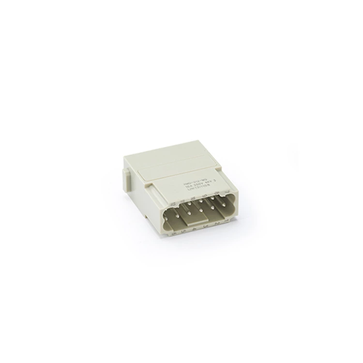 12 pins HMD-012-MQ male  heavy duty connector Quick Lock module termination