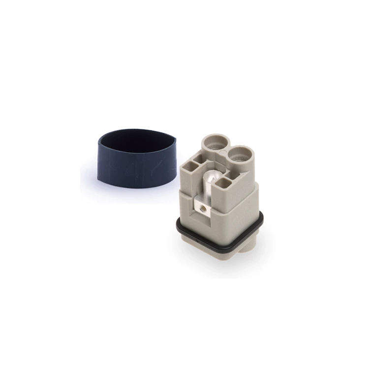 2pins 40A 830V HQ  heavy duty connectors HQ-002.2-M(4-10mm2) 09120022652