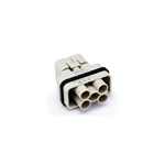 40A HQ series HQ-004/2-MC heavy duty connectors 6 pins 09120063041 crimping terminal