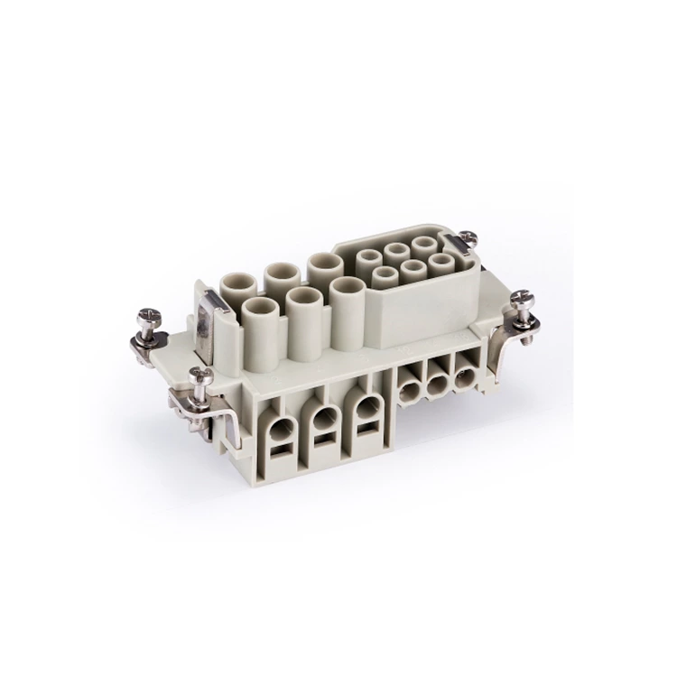 Heavy Duty Connector HK series 12pins 40A and 6pins 16A female inserts